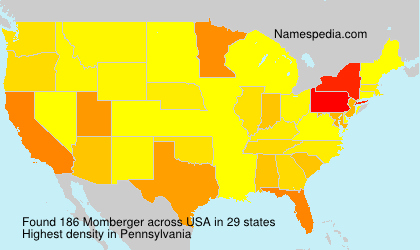 Surname Momberger in USA Surname Momberger in USA