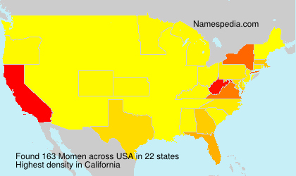 Surname Momen in USA Surname Momen in USA
