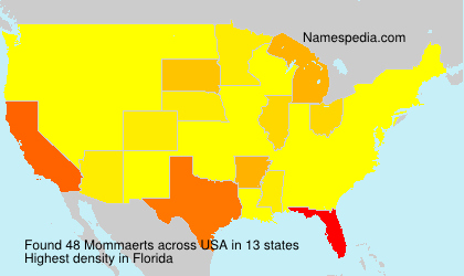 Surname Mommaerts in USA Surname Mommaerts in USA