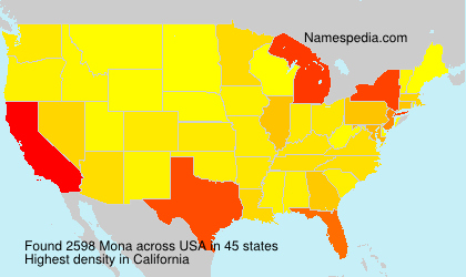 Surname Mona in USA