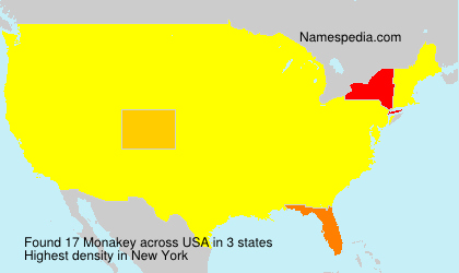 Surname Monakey in USA Surname Monakey in USA