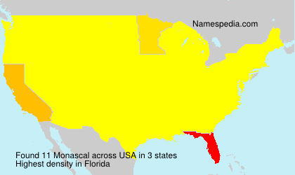 Surname Monascal in USA Surname Monascal in USA