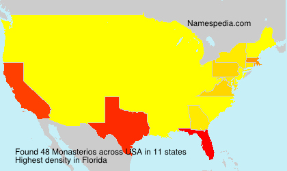 Surname Monasterios in USA Surname Monasterios in USA