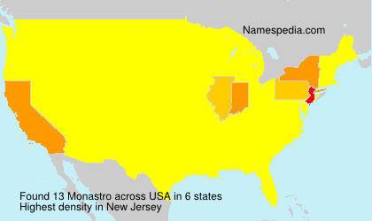 Surname Monastro in USA Surname Monastro in USA