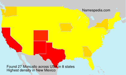 Surname Moncallo in USA Surname Moncallo in USA