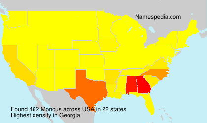 Surname Moncus in USA Surname Moncus in USA