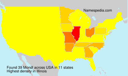 Surname Mondl in USA Surname Mondl in USA