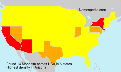 Surname Monessa in USA Surname Monessa in USA