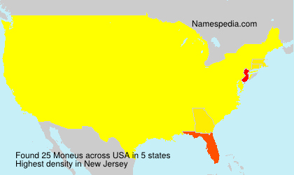 Surname Moneus in USA Surname Moneus in USA