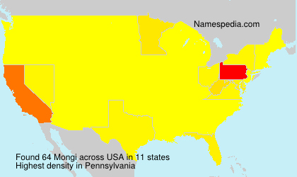 Surname Mongi in USA Surname Mongi in USA