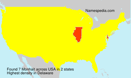 Surname Monhait in USA Surname Monhait in USA
