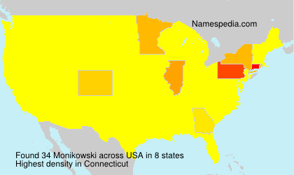 Surname Monikowski in USA Surname Monikowski in USA