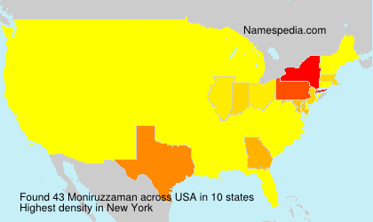 Surname Moniruzzaman in USA Surname Moniruzzaman in USA