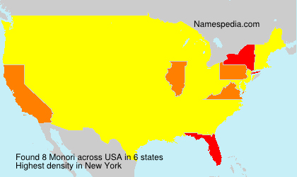 Surname Monori in USA Surname Monori in USA
