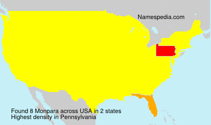 Surname Monpara in USA Surname Monpara in USA