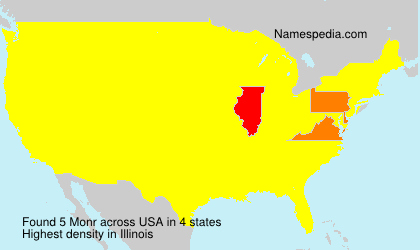 Surname Monr in USA Surname Monr in USA