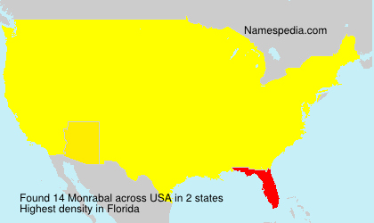 Surname Monrabal in USA Surname Monrabal in USA