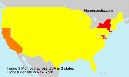 Surname Monroyo in USA Surname Monroyo in USA