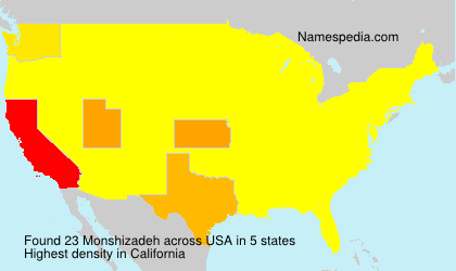 Surname Monshizadeh in USA Surname Monshizadeh in USA