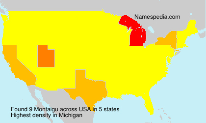 Surname Montaigu in USA Surname Montaigu in USA