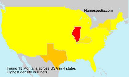 Surname Montalta in USA