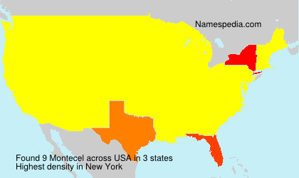 Surname Montecel in USA Surname Montecel in USA