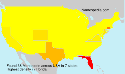 Surname Monteserin in USA Surname Monteserin in USA