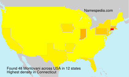 Surname Montovani in USA Surname Montovani in USA