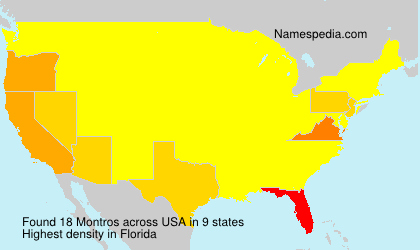 Surname Montros in USA Surname Montros in USA