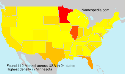 Surname Monzel in USA Surname Monzel in USA
