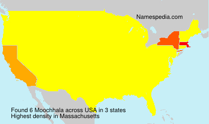 Surname Moochhala in USA Surname Moochhala in USA