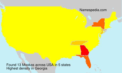 Surname Mookas in USA Surname Mookas in USA