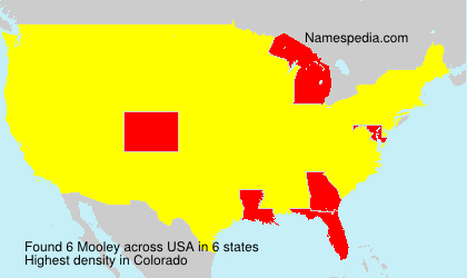 Surname Mooley in USA Surname Mooley in USA