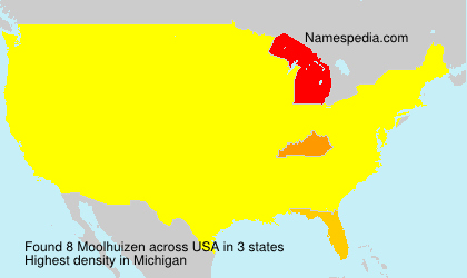 Surname Moolhuizen in USA Surname Moolhuizen in USA