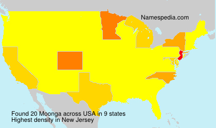 Surname Moonga in USA Surname Moonga in USA