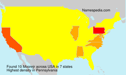 Surname Moorejr in USA Surname Moorejr in USA