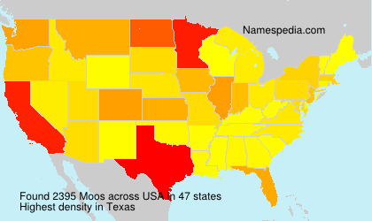 Surname Moos in USA Surname Moos in USA