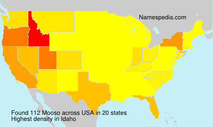 Surname Mooso in USA Surname Mooso in USA
