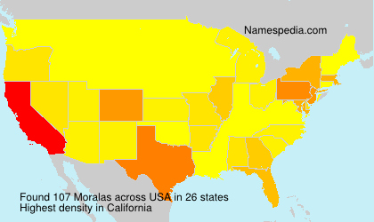 Surname Moralas in USA Surname Moralas in USA