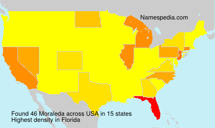 Surname Moraleda in USA Surname Moraleda in USA