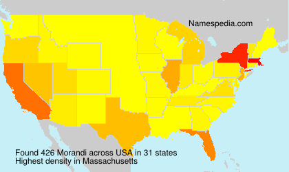 Surname Morandi in USA Surname Morandi in USA