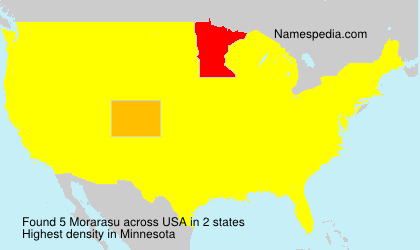 Surname Morarasu in USA