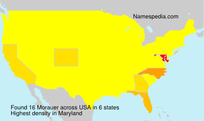 Surname Morauer in USA Surname Morauer in USA