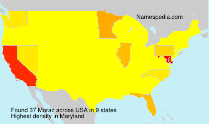 Surname Moraz in USA Surname Moraz in USA