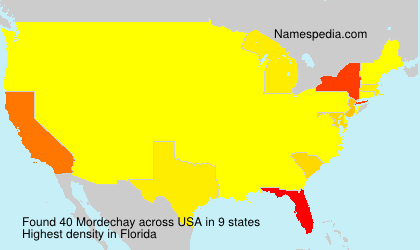 Surname Mordechay in USA Surname Mordechay in USA
