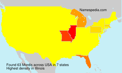 Surname Mordis in USA Surname Mordis in USA