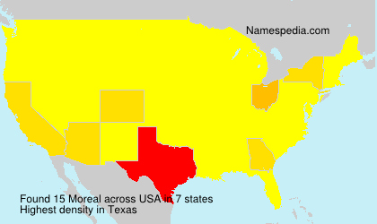 Surname Moreal in USA Surname Moreal in USA