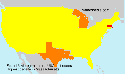 Surname Moregan in USA Surname Moregan in USA