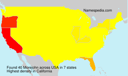Surname Morejohn in USA Surname Morejohn in USA