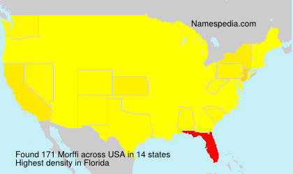 Surname Morffi in USA Surname Morffi in USA